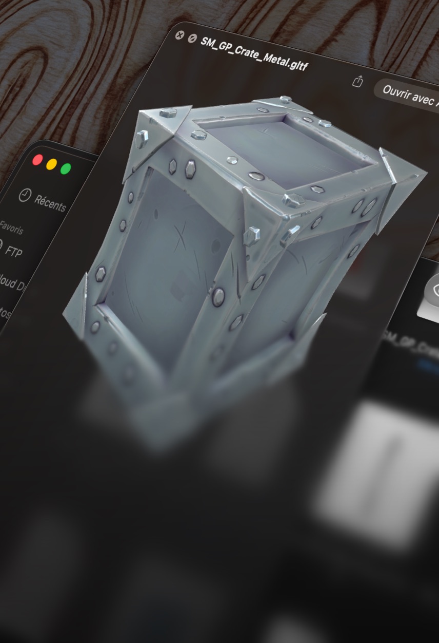GLTF for Quick Look preview